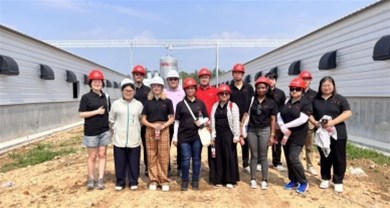 One day of internship for MBA student Zhongyu from the Agricultural University: Visiting Yonghui Farm and the construction site of Zhucheng Foreign Trade Chicken Coop