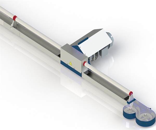 Male chain feeding line